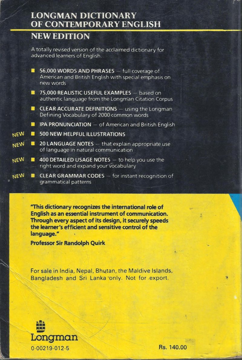 DICTONARY OF CONTEMPORARY ENGLISH by LONGMAN - Image 2