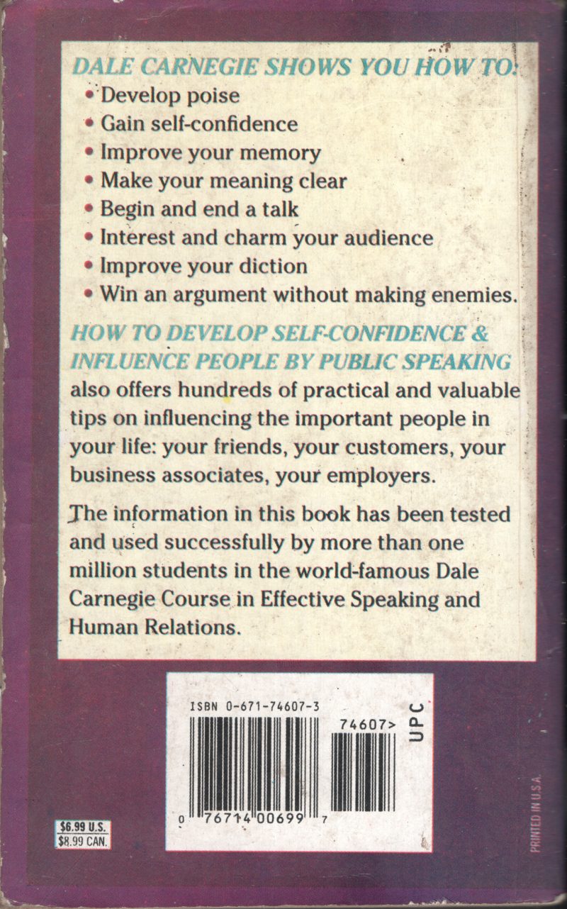 HOW TO DEVELOP SELF CONFIDENCE & PUBLIC SPEAKING by DALE CARNEGIE - Image 2