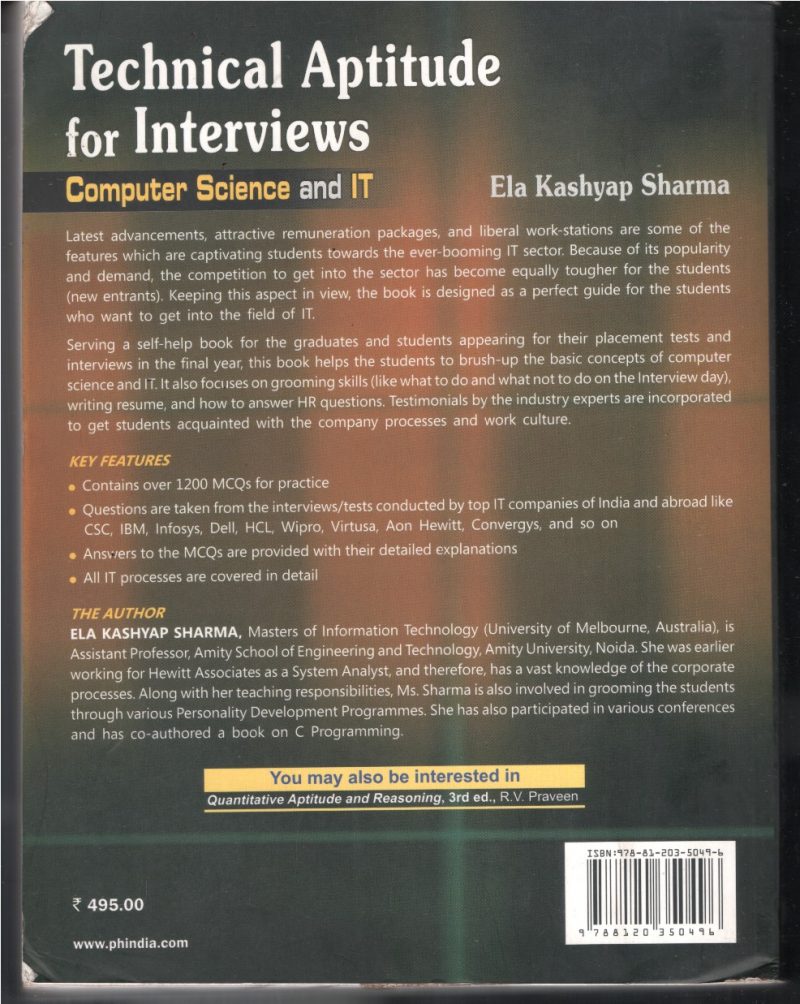 Technical Aptitude For Interviews BY Kashyap Sharma - Image 2