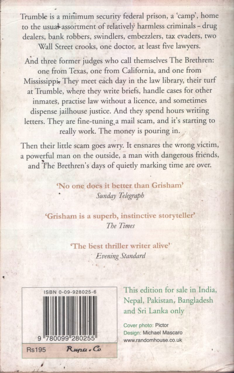 The Brethren BY John Grisham - Image 2