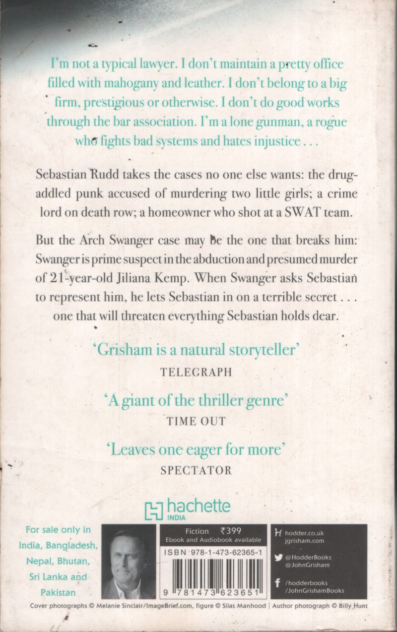 Rouge Lawyer BY John Grisham - Image 2