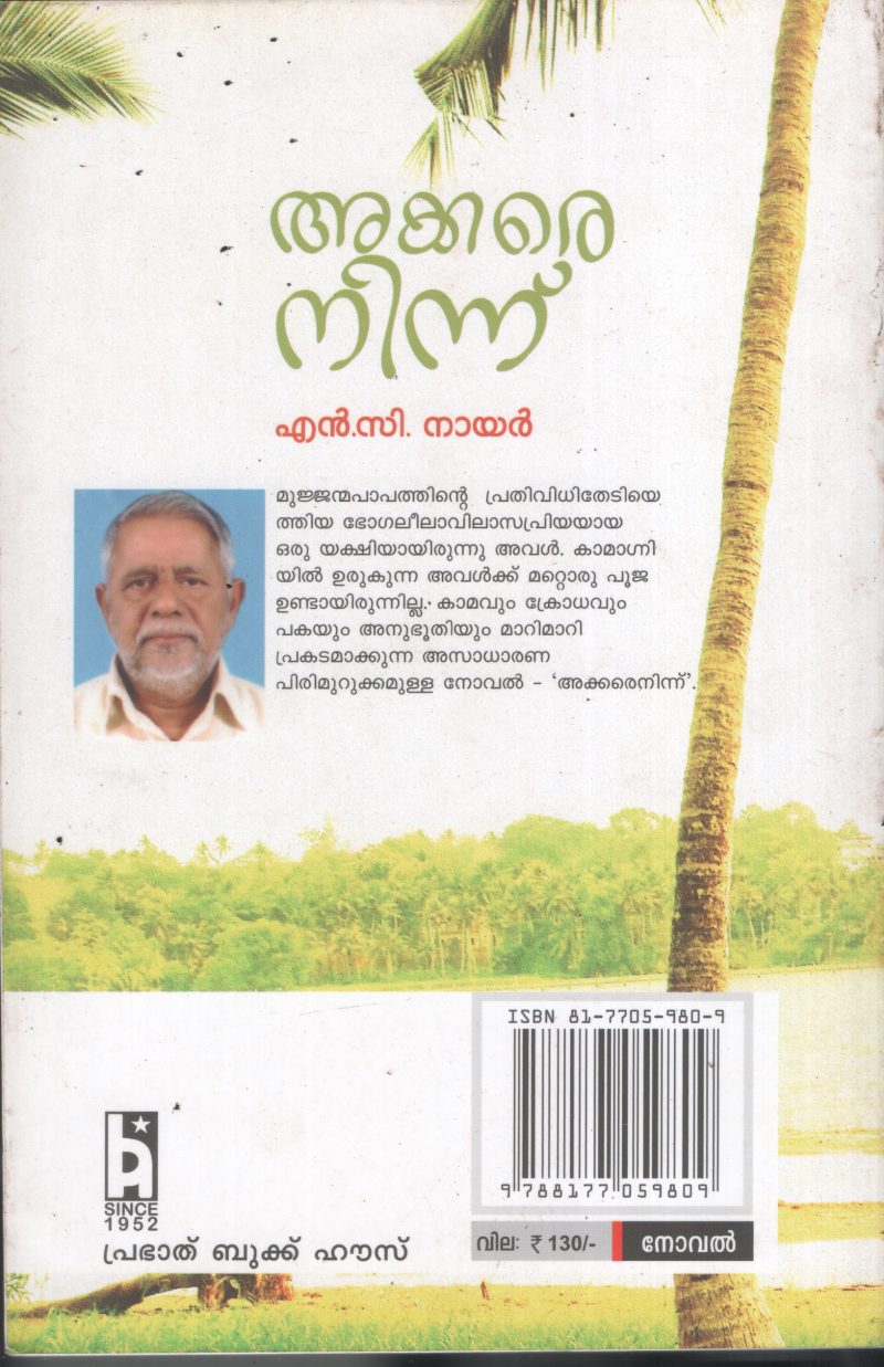 Akkarae Ninnu BY N.C.Nair - Image 2