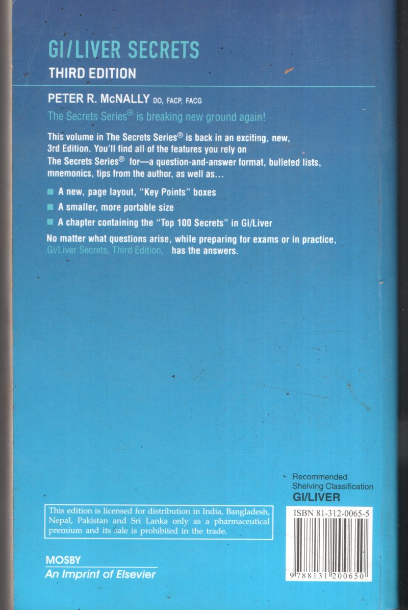 GI/Liver Secrets BY Peter R McMally - Image 2
