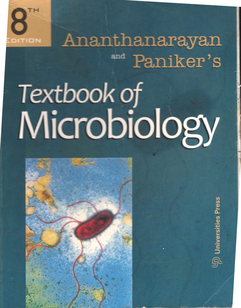 Text book of Microbiology BYAnathanarayanan Panicker