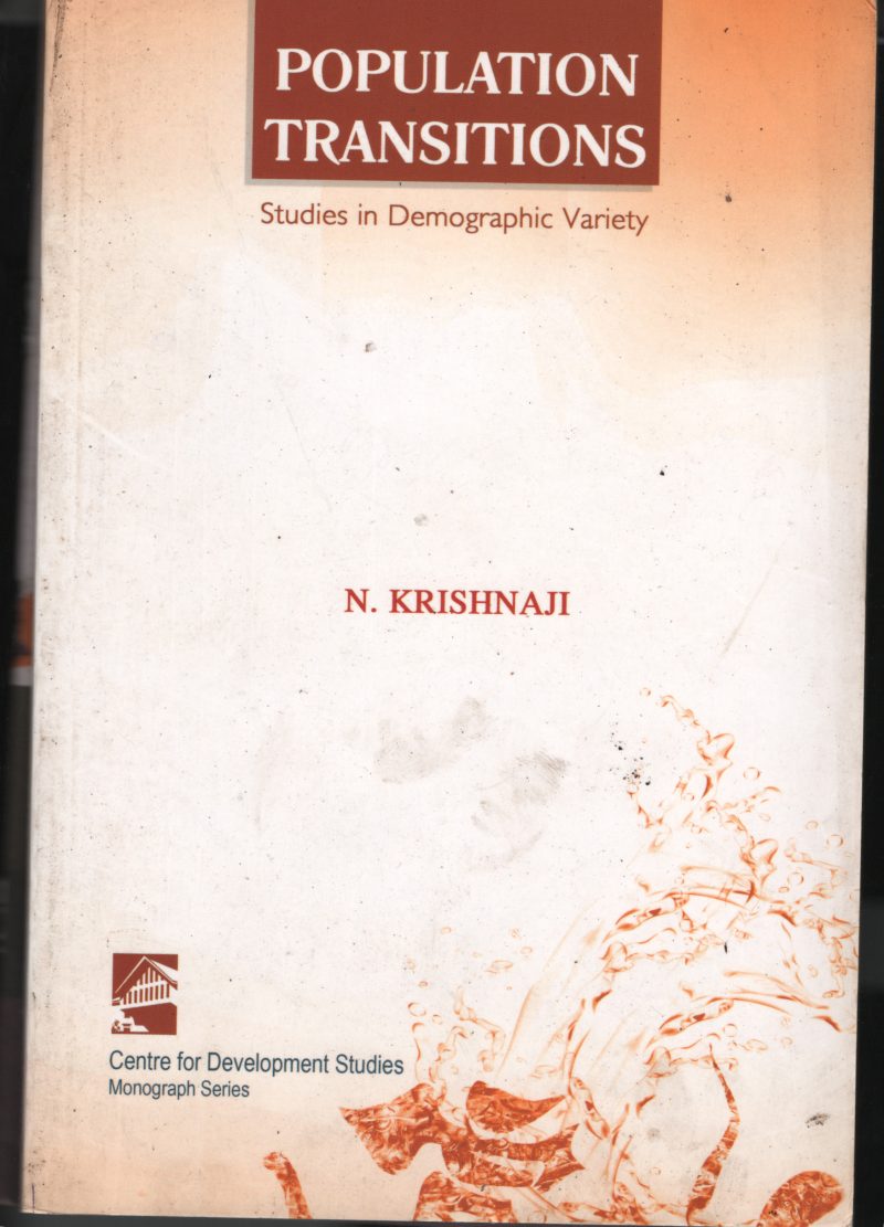 Population Transitions BY N Krishanaji