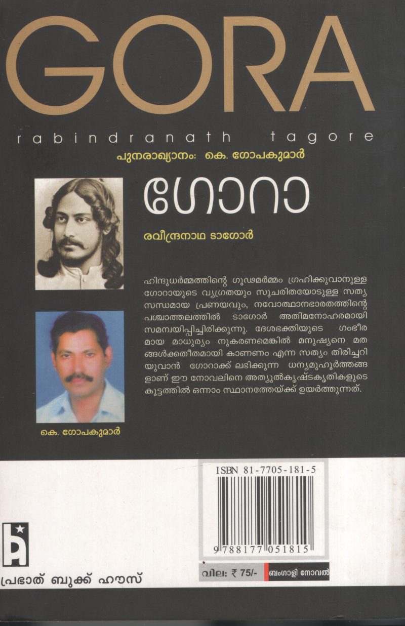 Gora by Ravindranatha Tagore/K. Gopakumar - Image 2