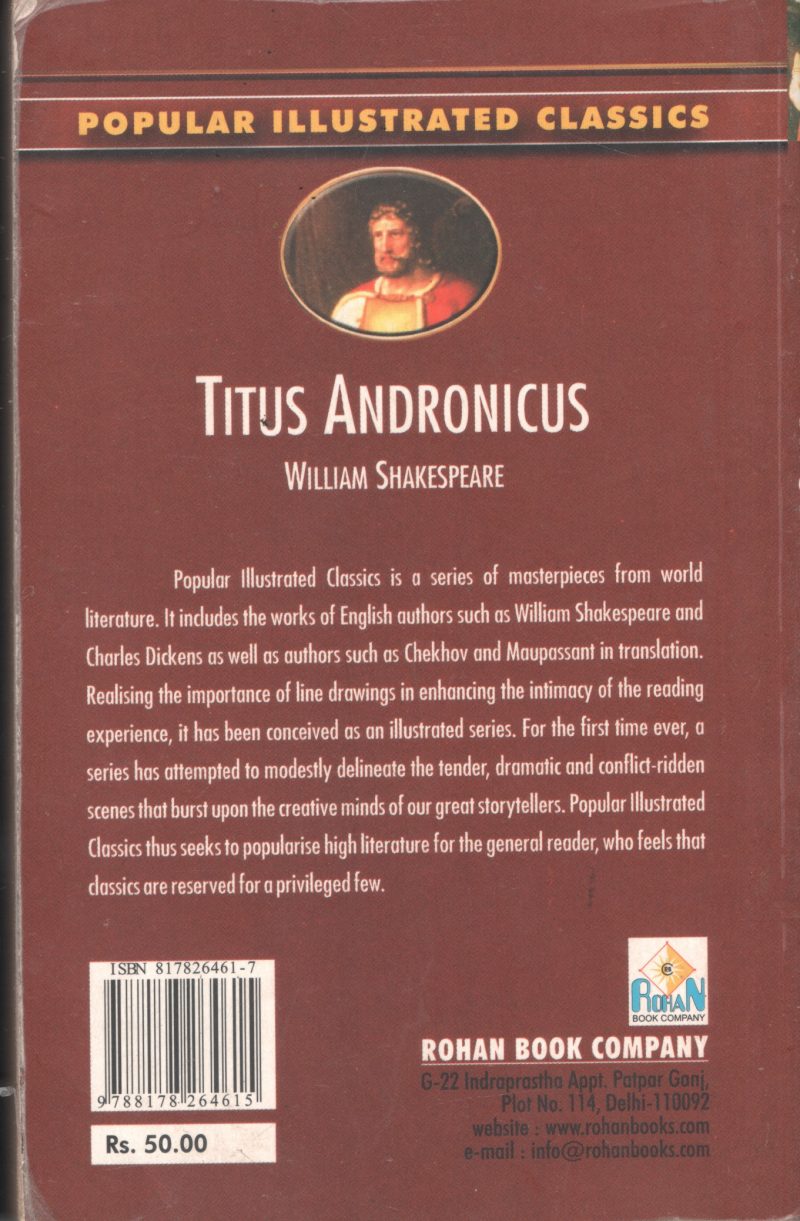 TITUS ANDRONICUS BY WILLIAM SHAKESPEARE - Image 2