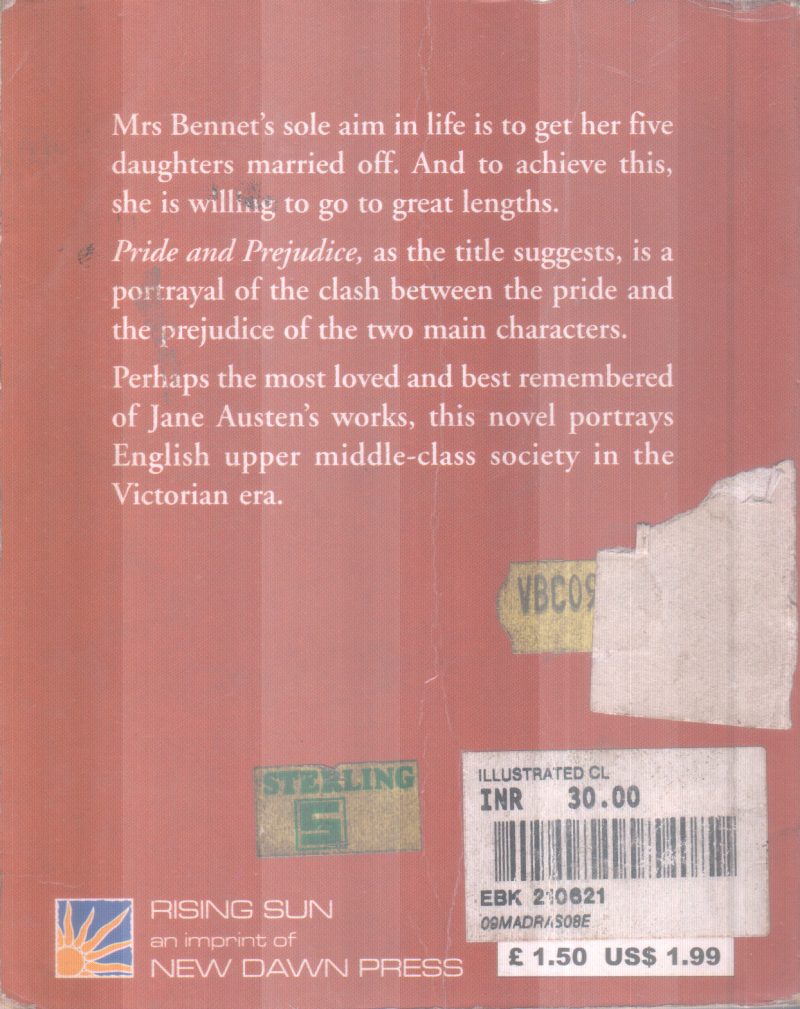 PRIDE AND PREJUDIECE BY JANE AUSTEN - Image 2