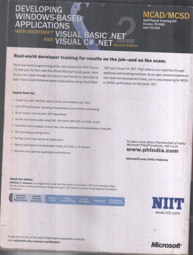 DEVELOPING WINDOWS BASED APPLICATION BY NIIT - Image 2