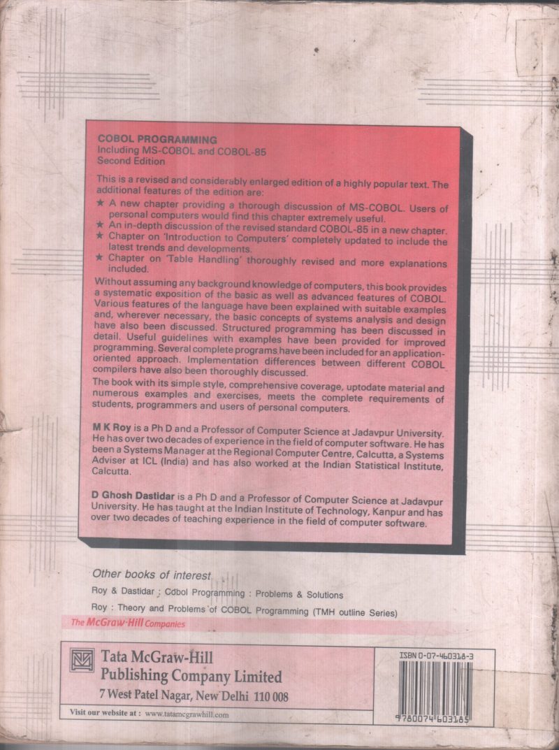 COBOL PROGRAMMING 2 BY MK.ROY - Image 2