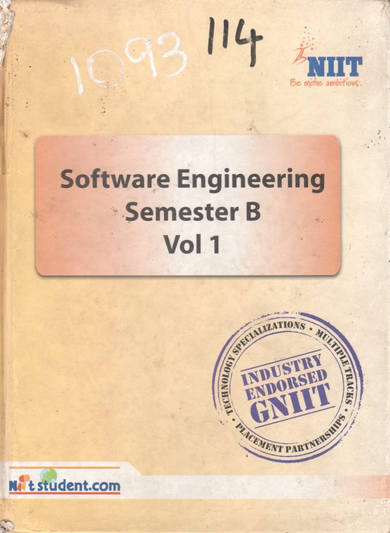 SOFTWARE ENGINEERING SEM B V1 BY NIIT