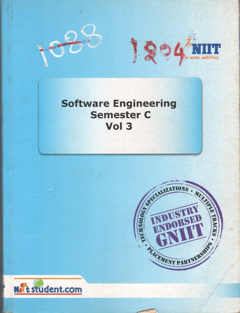 SOFTWARE ENGINEERING SEM C V3 BY NIIT