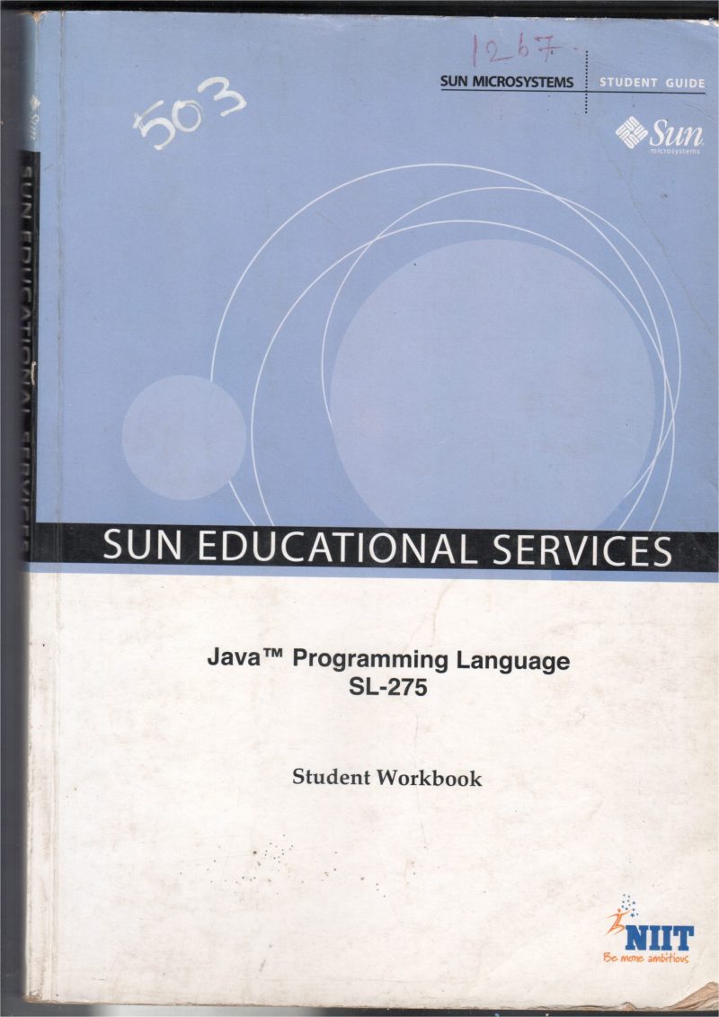 JAVA PROGRAMMING LANGUAGE BY NIIT