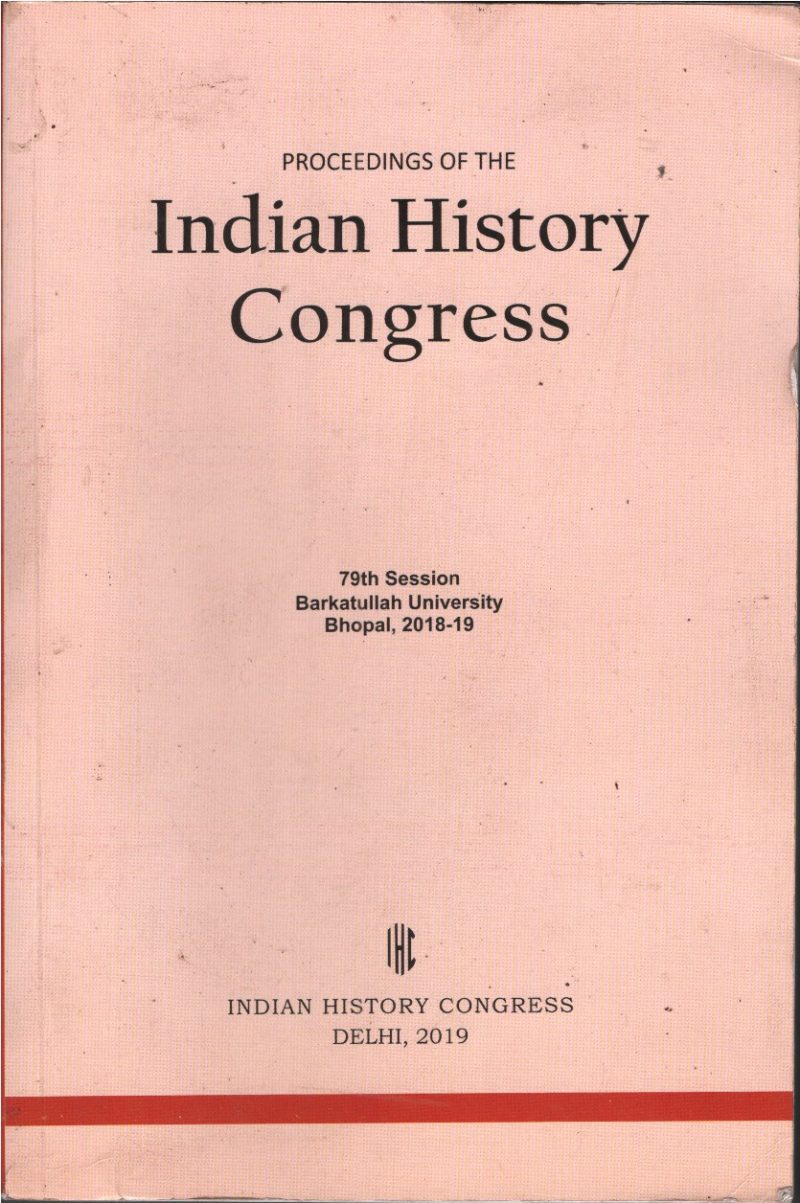 Indian History Congress BY Group Of Editors