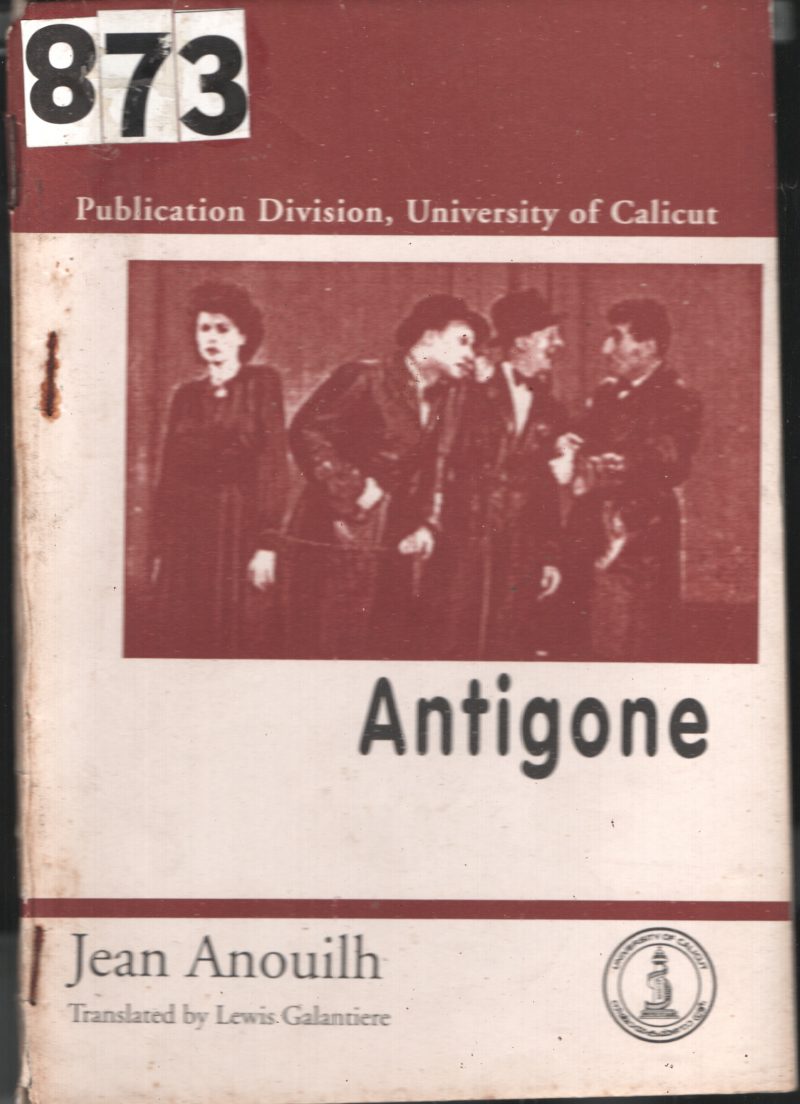 Antigone BY Jean Anouilh