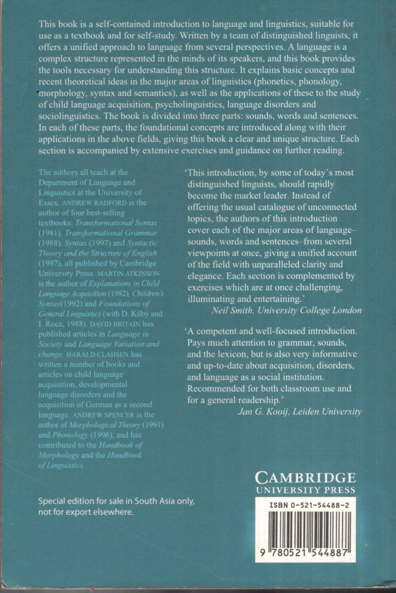 Linguistics BY Group Of Editors - Image 2