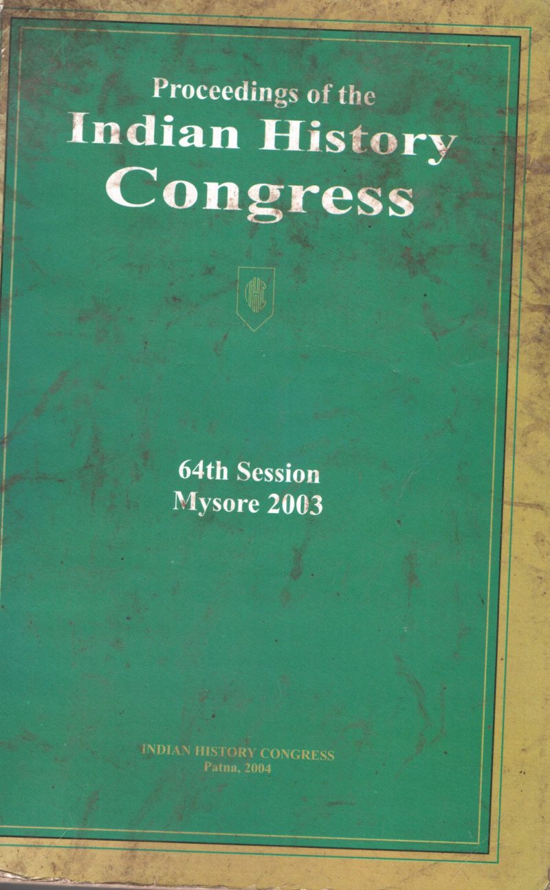 Procedings Of The Indian History Congress BY Group Of Editors