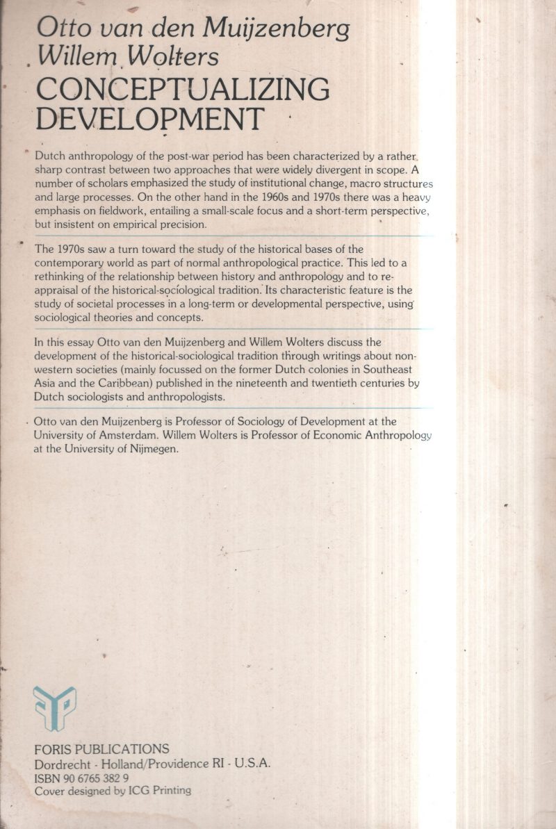 Conceptualizing Developement BY Otto Van Muijzenberg Willem Wolters - Image 2