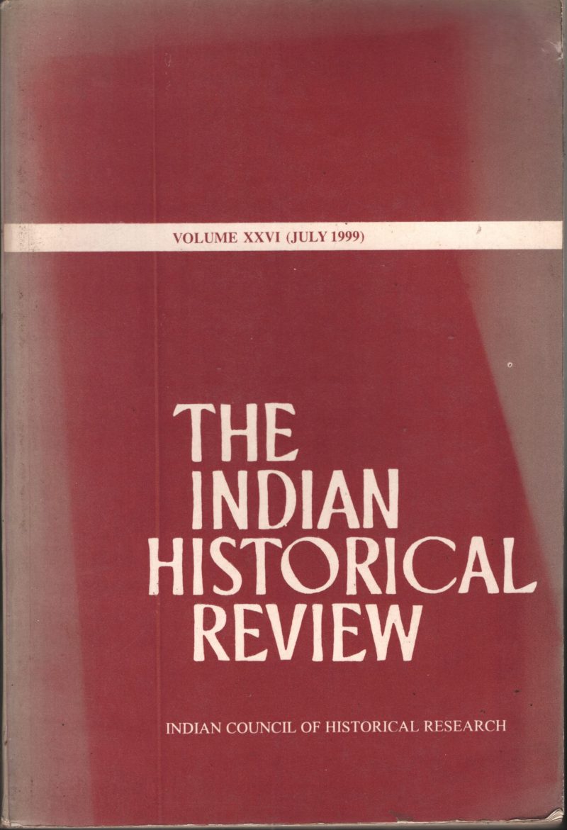 The Indian Historical Review BY S .Settar