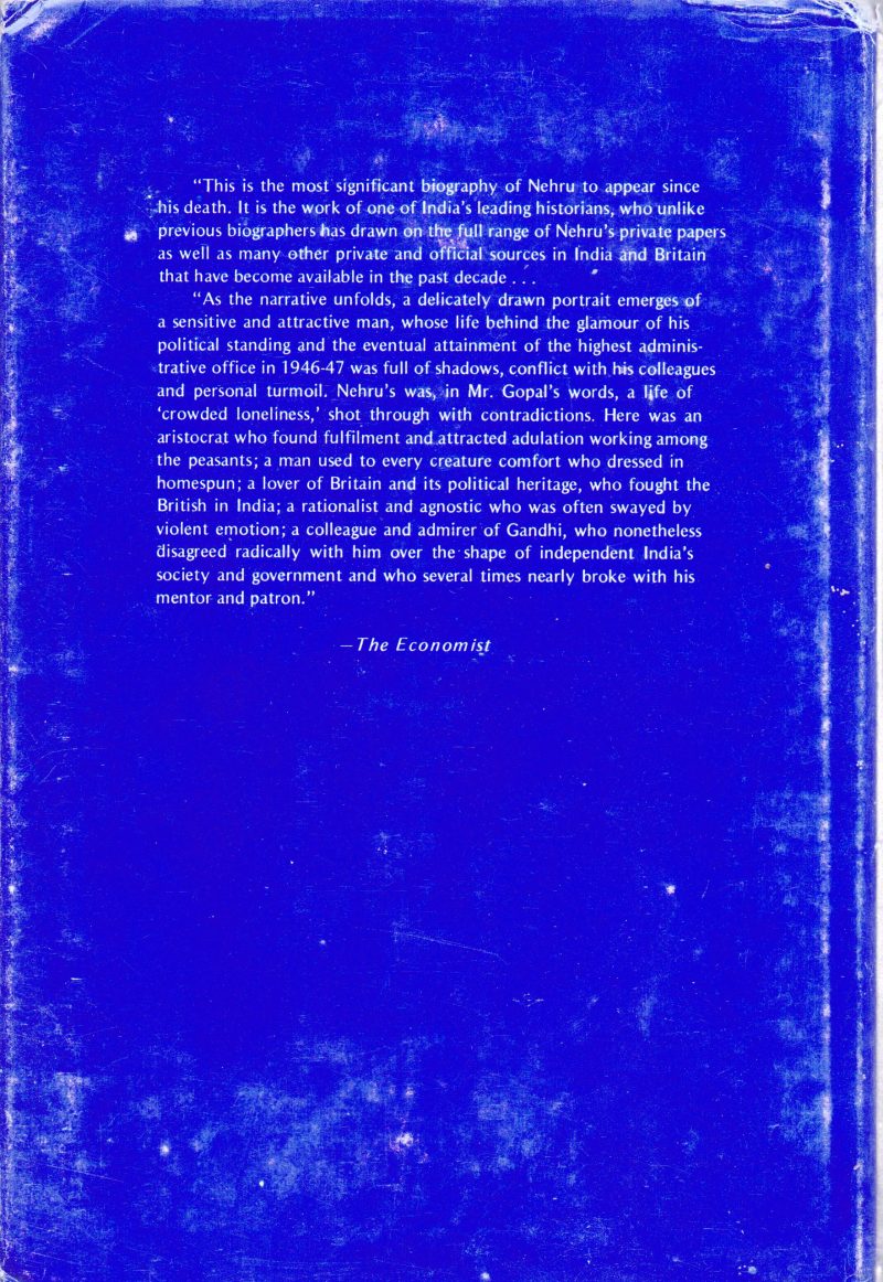 Jawaharlal Nehru BY Sarvepalli Gopal - Image 2
