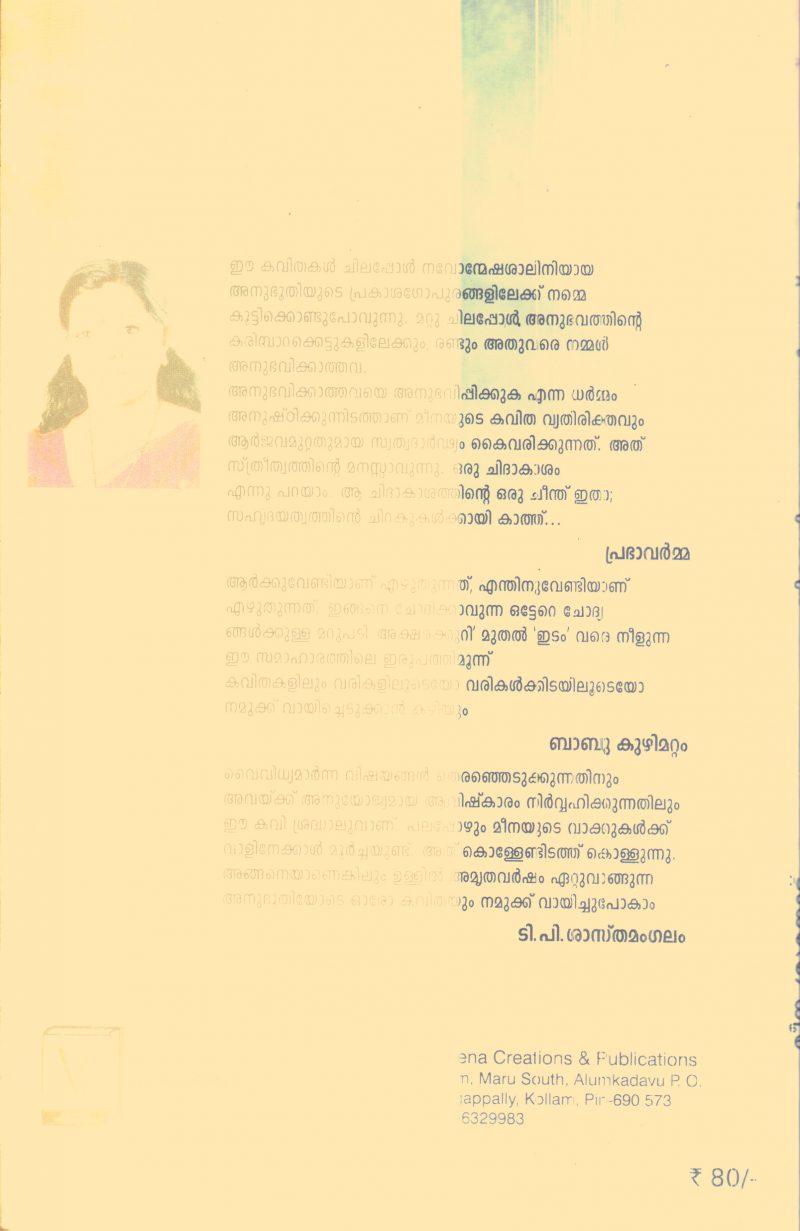 Nivedhithayude Nerkazchakal By Meena Sooranadu - Image 2
