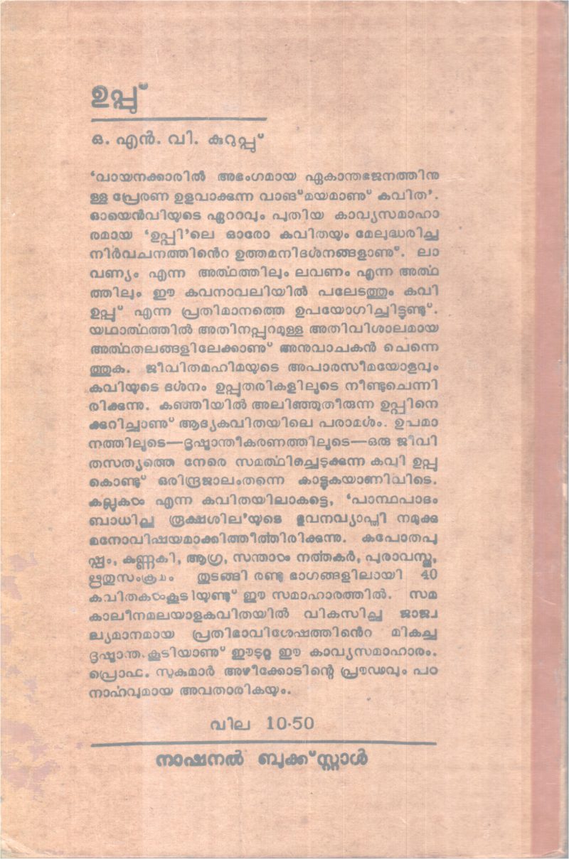 Uppu BY ONV Kurup - Image 2