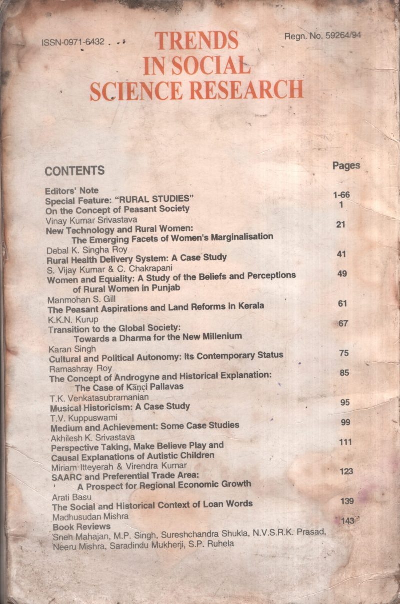 Trends In Social Science Research BY Group Of Editors - Image 2