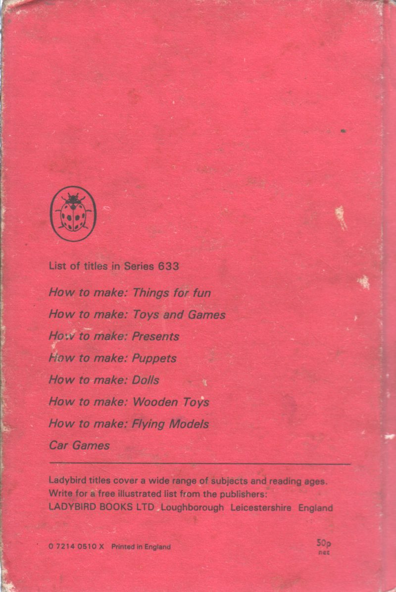 HOW TO MAKE TOYS AND GAMES BY MARJORY PURVES - Image 2
