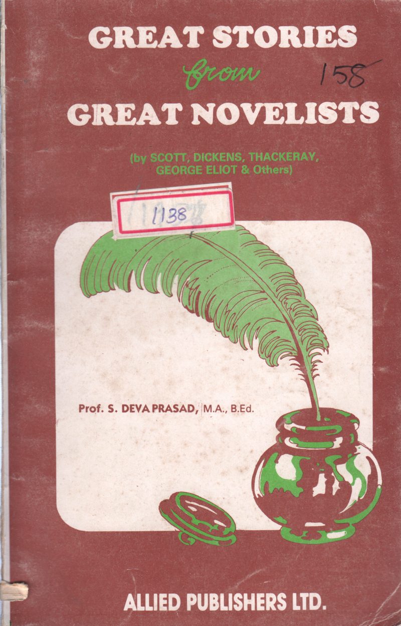 GREAT STORIES FROM GREAT NOVELISTS BY SCOTT
