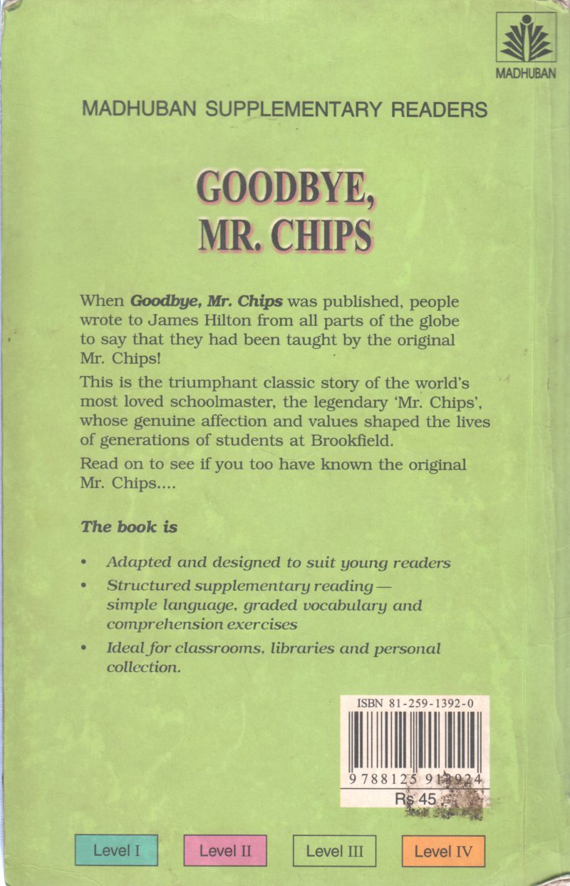 GOOD BYE, MR. CHIPS BY JAMES HILTON - Image 2