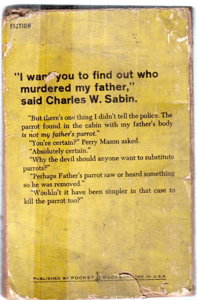 THE CASE OF THE PERJURED PARROT BY PERRY MASON - Image 2