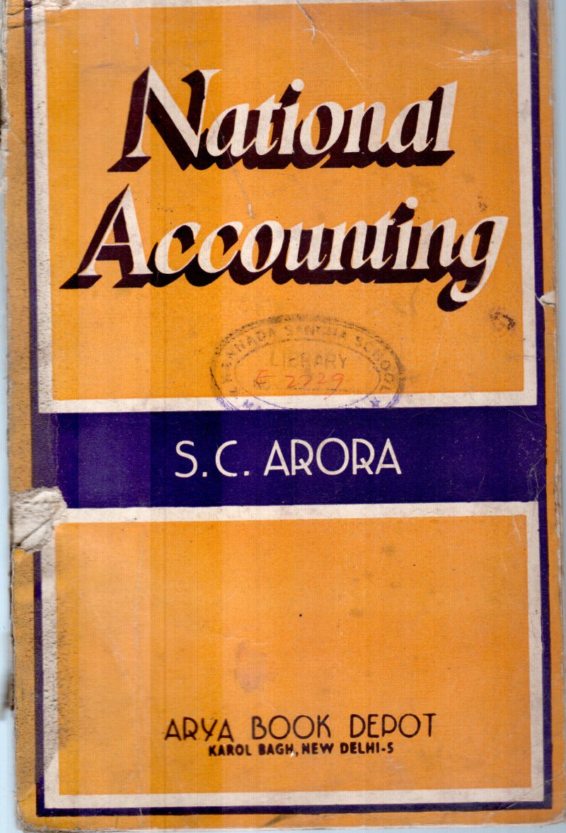 NATIONAL ACCOUNTING BY S.C.ARORA