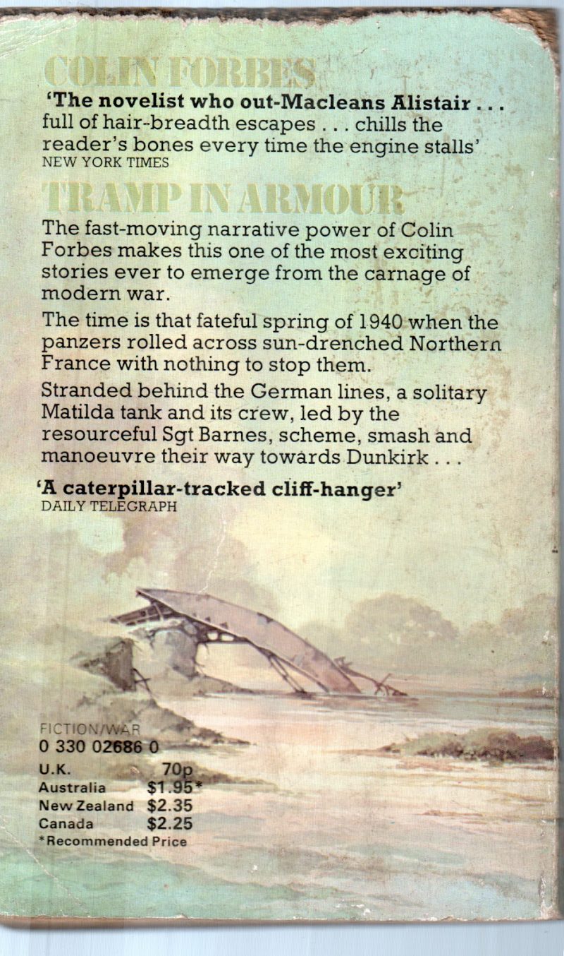 TRAMP IN ARMOUR BY COLIN FORBES - Image 2