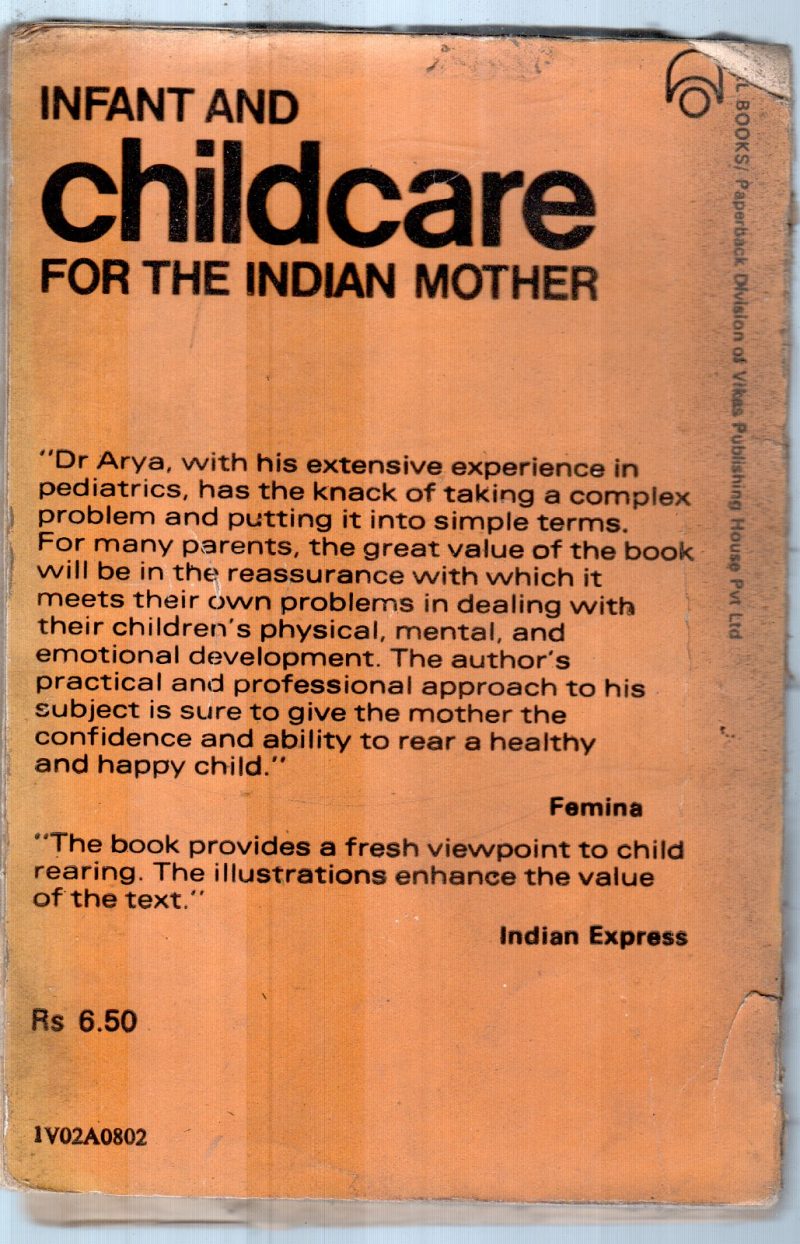 INFANT AND CHILDCARE FOR THE INDIAN MOTHER BY DR.SUBASH C. ARYA - Image 2