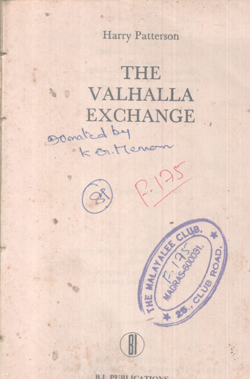 THE VALHALLA EXCHANGE BY HARRY PATTERSON