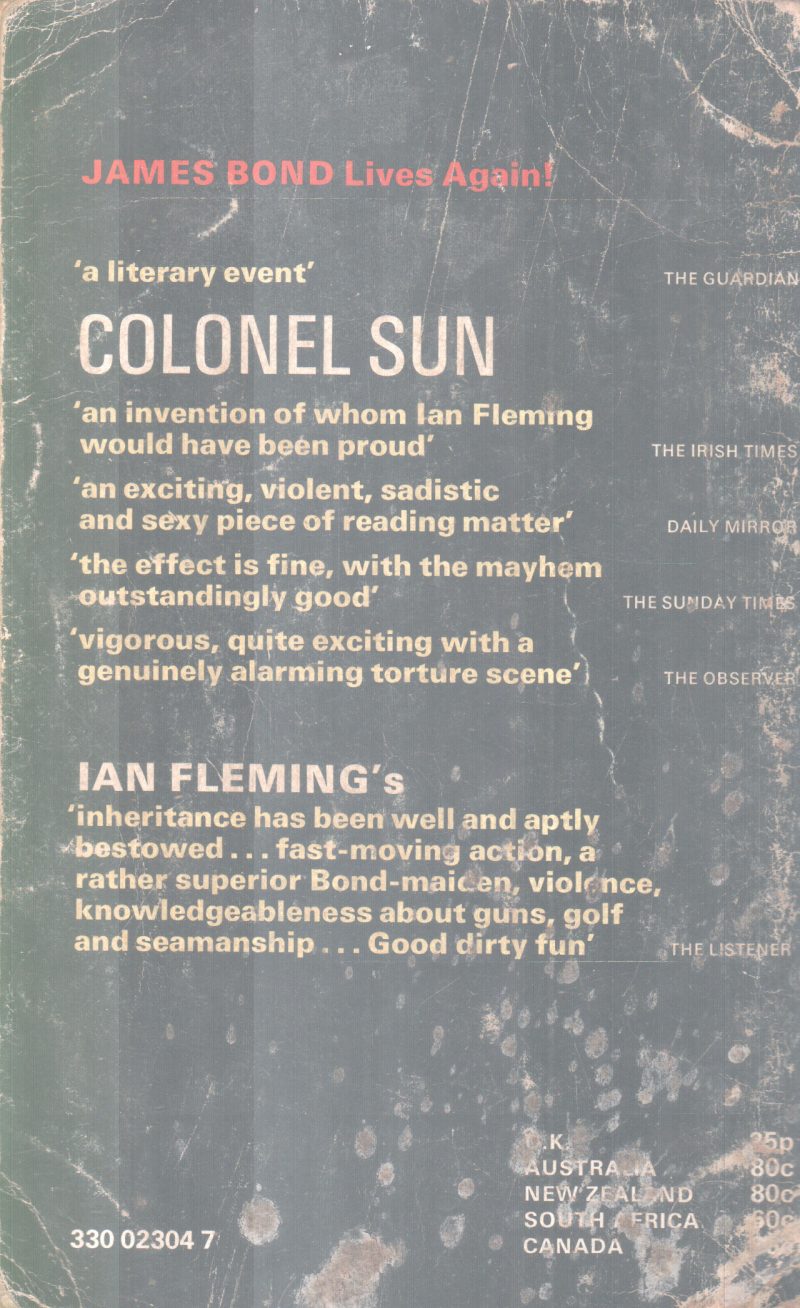 JAMES BOND -COLONEL SUN BY ROBERT MARKHAM - Image 2