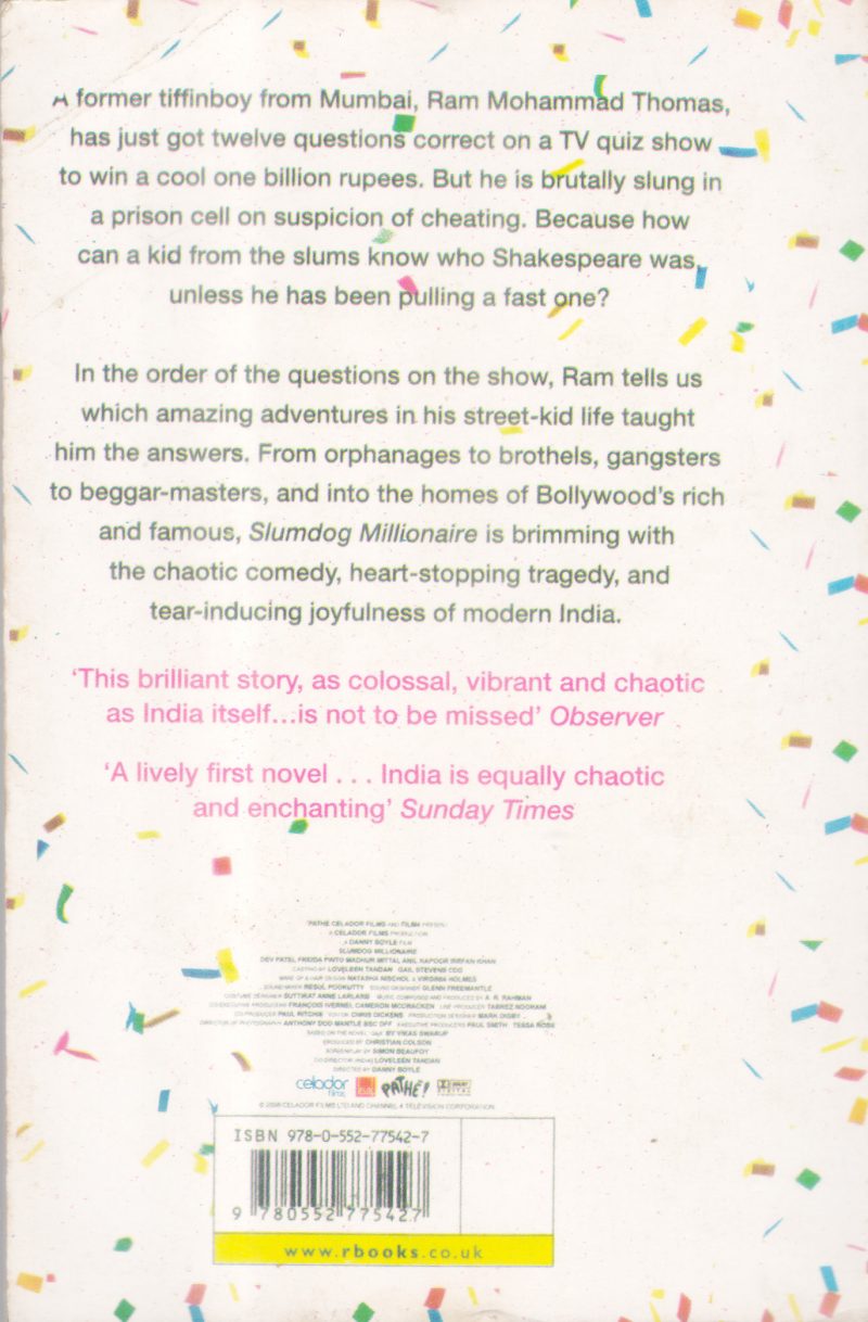 SLUMDOG MILLIONAIRE BY VIKAS WAROOP - Image 2