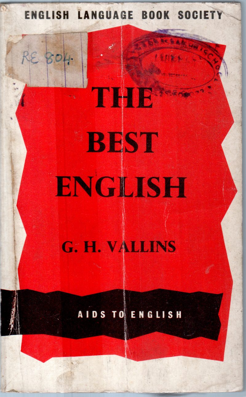 THE BEST ENGLISH BY G.H.VALLINS