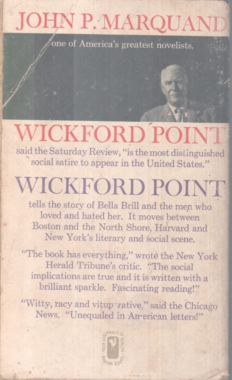 WICKFORD POINT BY JOHN P. MARQUAIND - Image 2