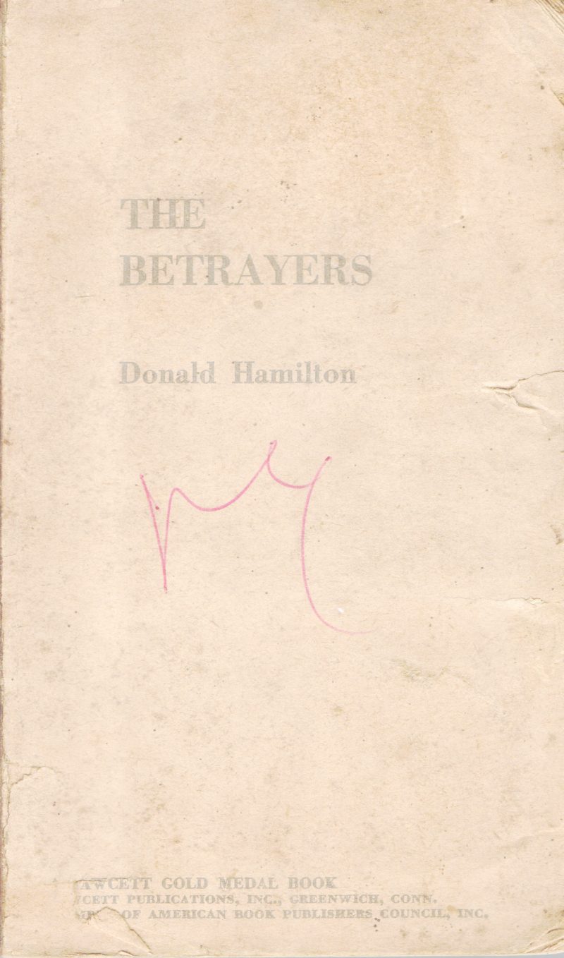 THE BETRAYERS BY DONALD HAMILTON