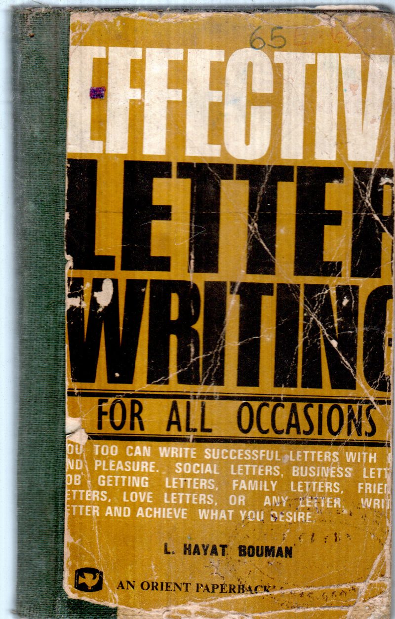 EFFECTIVE LETTER WRITING BY L.HAYAT BOUMAN
