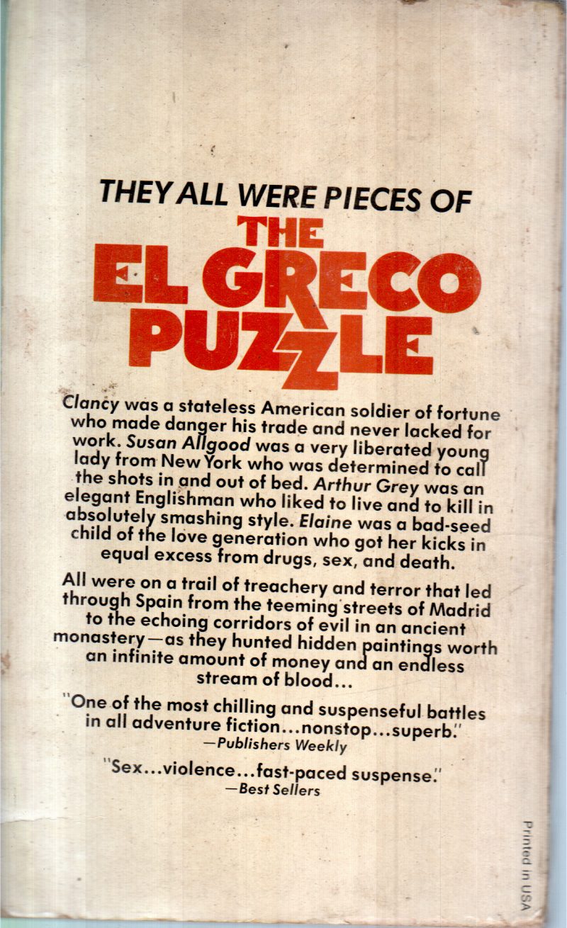 THE ELGRECO PUZZLE BY JOHN MURPHY - Image 2
