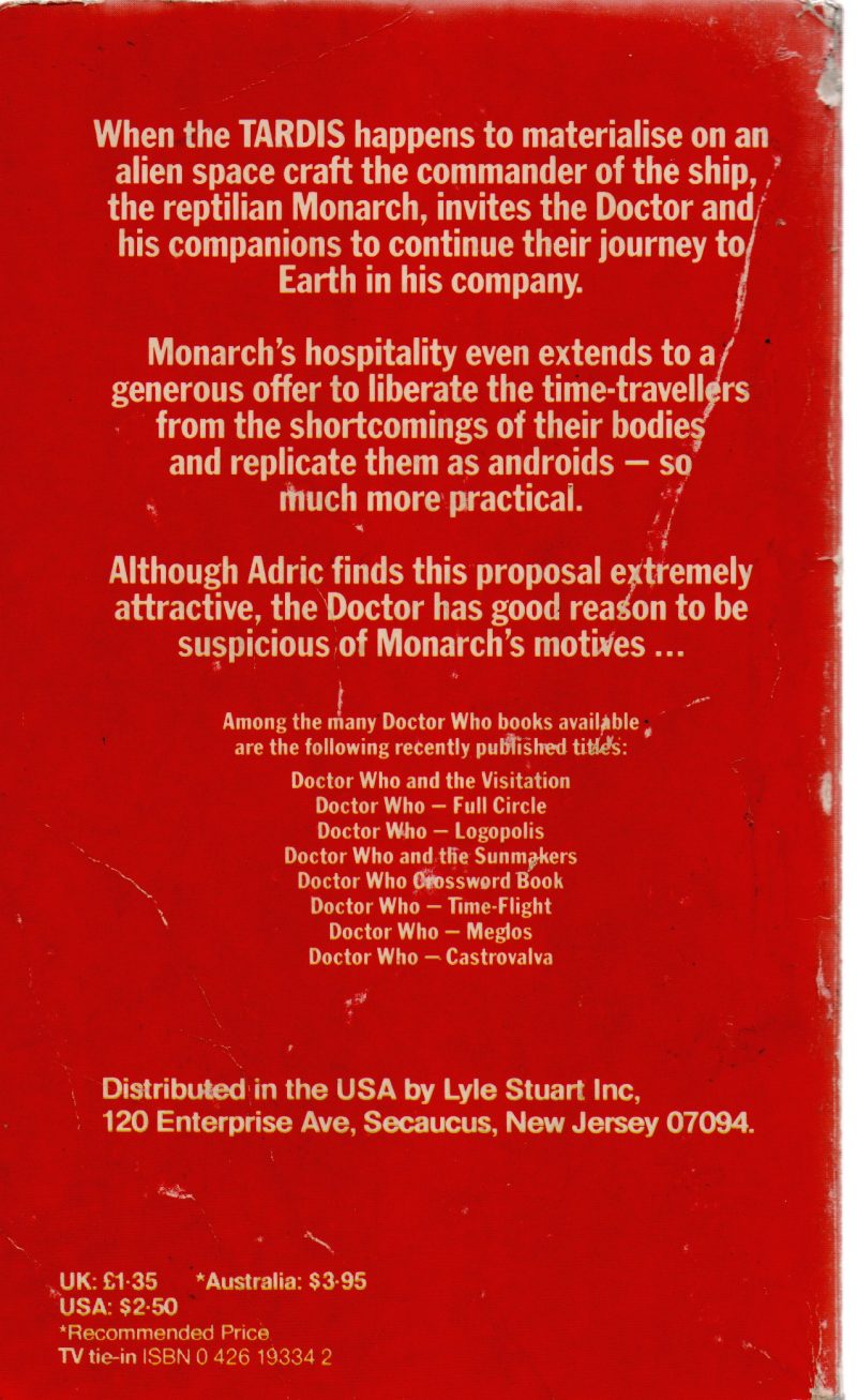 FOUR TO DOOMSDAY BY TERRANCE DICKS - Image 2