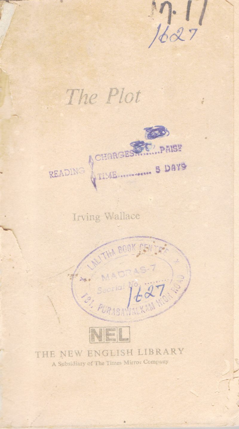 THE PLOT BY IRVING WALLACE