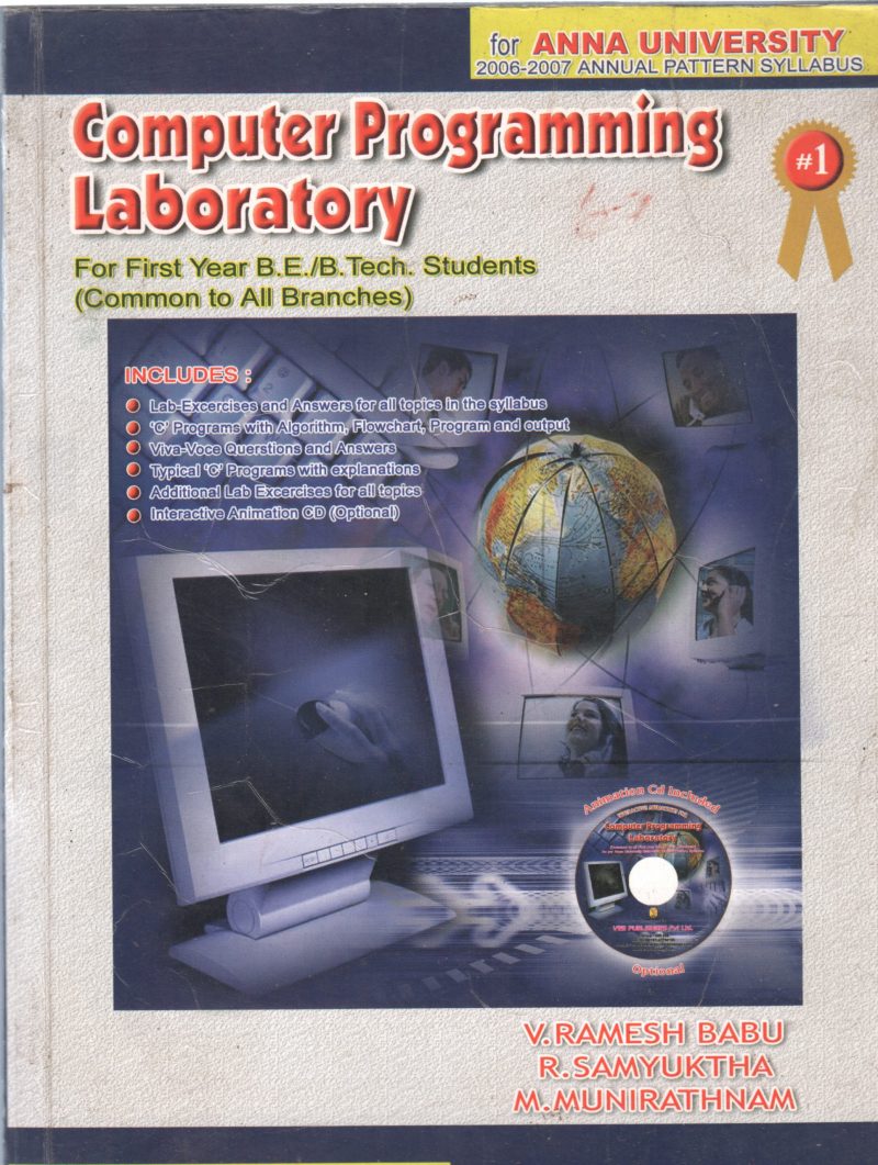 COMPUTER PROGRAMMING LABORATORY BY V. RAMESH BABU