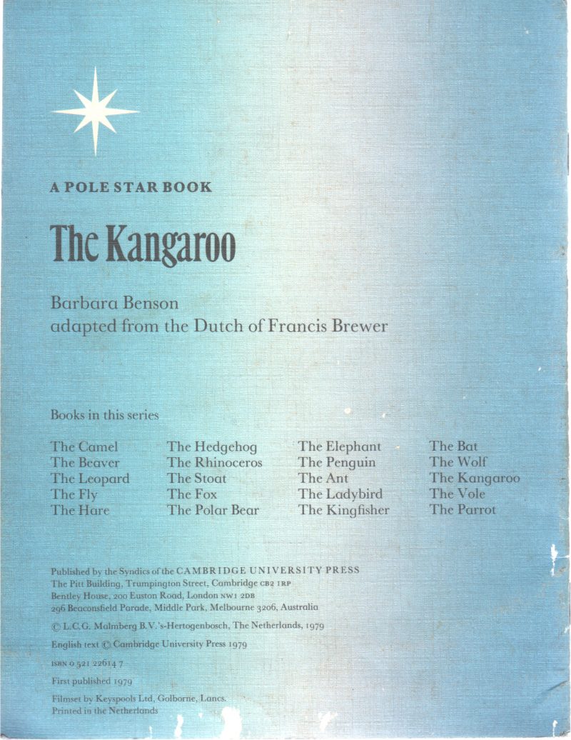 THE KANGAROO BY BARBARA BENSON - Image 2