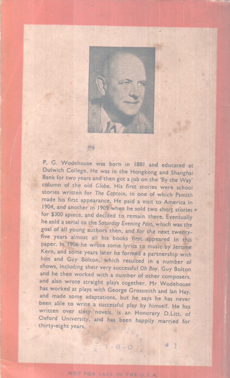 LEAVE IT TO PSMITH BY P.G WODEHOUSE - Image 2