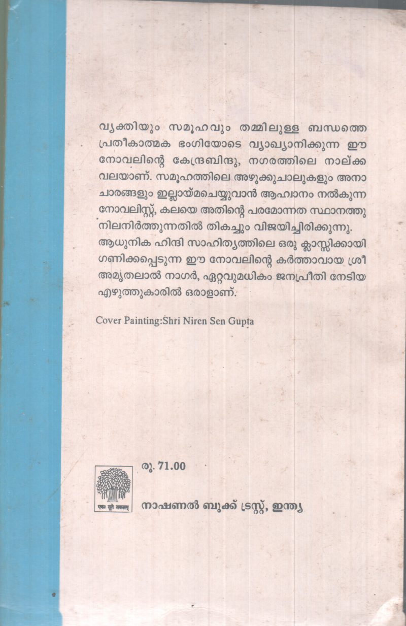 NEERTHULLIYUM SAMUDRAVUM BY AMRUTHALAL NAGAR - Image 2