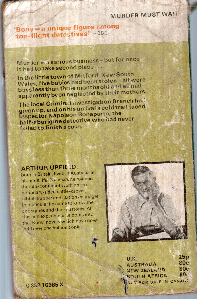 MURDER MUST WAIT BY ARTHUR UPFIELD