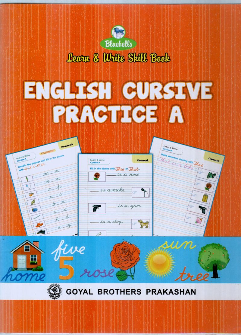 ENGLISH CURSIVE PRACTICE A